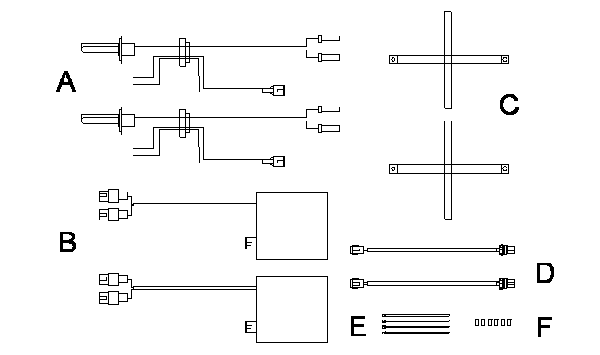 Schema collegamento kit emergenza