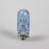 Glass bulb T10 wedge base type 12 Volt 5 Watt socket W2,1x9,5d glass blue