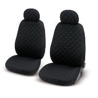 Coppia fodere auto trapuntate ''MAXI'' nero - 2 pezzi