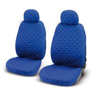 Pair of quilted car seat covers ''MAXI'' blue - 2pcs