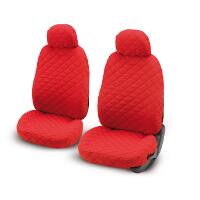 Pair of quilted car seat covers ''MAXI'' red - 2pcs