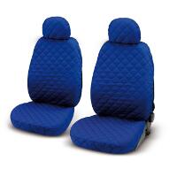 Pair of quilted car seat covers ''MAXI'' dark blu - 2pcs