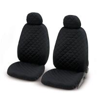 Pair of quilted car seat covers ''TENDER'' black - 2pcs