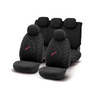 Completo fodera universale elasticizzata in velluto ''SPEED'' nero