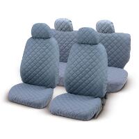 Set of quilted car seat covers ''TENDER SET'' grey