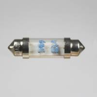 Truck led bulb 24 volt Festoon 10,5x3 - 4 led blue