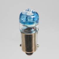 Truck led bulb 24 volt BA9s-T9 - 4 led blue