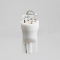 Led auto moto 12 volt attacco T10 wb-W2,1x9,5d - 1 led bulbo quadrato bianco