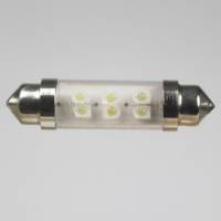 Led camion autocarri 24 volt attacco Festoon 11x41 - 6 led bianco