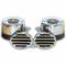 Tromba elettronica Alpex inox cromato  230x92x85mm