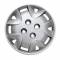 Copricerchi in plastica Search abs argento  13''