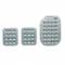 Pedaliera sportiva OMP serie 1863 alluminio sabbia  universale