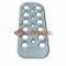 Pedana poggiapiedi sinistra OMP serie 1867 alluminio   260x100mm