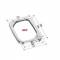 Cornice cambio Simoni Racing type_bx12 alluminio cromato