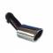 Terminale scarico universale SPARK speed line acciaio inox cromato ovale 70x89mm