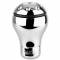 Pomello cambio Tuning Guru winner cromo alluminio cromato  universale