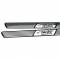 Battitacco Simoni Racing classic alluminio cromato-nero  486x35mm