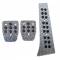 Pedaliera sportiva Simoni Racing compe alluminio cromato  universale