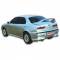 Spoiler posteriore auto Lester quadrifoglio look poliuretano rigido basso Alfa Romeo 156