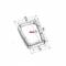 Cornice cambio Simoni Racing type_bx18 alluminio cromato