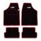 Tappeti universali auto in moquette SIMONI RACING Classic nero-azzurro type B