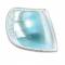 Indicatori anteriori auto In Pro argento Volkswagen Polo IV   10/1994>1999