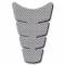 Protezione serbatoio moto GAT sb carbon 3d fibra di carbonio carbon look  13,5x20cm