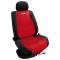 Coprisedile anteriore Simoni Racing type a microfibra microfibra nero-rosso  universale