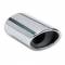 Terminale scarico universale SEARCH pilot 2 acciaio inox lucidato ovale diam.int. 45>60mm