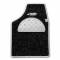 Tappeti universali auto in moquette SIMONI RACING Classic nero-inox tipo B