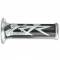 Manopole Harris rr racing nero-argento  120mm Honda