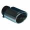 Terminale scarico universale SPARK sport line acciaio inox cromato ovale 80x120mm