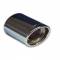 Terminale scarico SPARK specific line acciaio inox cromato ovale Bmw Serie 3 E46 318 316