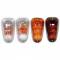 Frecce Motrax micro fairing lente trasparente  60x30mm
