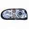 Fanale anteriore auto In Pro angel eyes and xenon look per Volkswagen Golf III