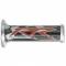 Manopole Harris race replica grips nero-rosso  120mm Honda