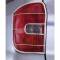 Protezione fari auto Arrigoni acciaio inox cromato posteriore Toyota Rav-4 