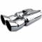 Scarico posteriore Simoni Racing dtm supersport cromato doppio dtm 90x100mm