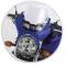 Cupolino moto Fabbri naked bombato pmma blu satinato Cagiva Raptor Honda Hornet 600  2003>2004 Hornet 900