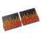 Tappeto auto in gomma Search  fire-furious posteriore rosso posteriore