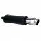 Scarico posteriore Asso tondo gp one acciaio cromato tondo Citroen C2 C3