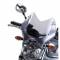 Cupolino moto Fabbri naked piatto pmma titanio cromato Yamaha FZ6 N