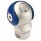 Pomello cambio per retromarcia classica OMP halley alluminio pelle blu