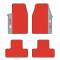 Tappeto universale moquette D-Gear gtr moquettes rosso universale 650x440mm+390x500mm