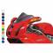 Cupolino moto Fabbri double bubble pmma arancio fluorescente Ducati 749 999  2005>2007