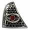 Fanale posteriore auto Moos led cromato Renault Clio II