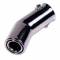 Terminale scarico universale SEARCH diesel tondo acciaio inox cromato tondo universale
