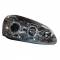Fanale anteriore auto Moos angel eyes cromato per Volkswagen Golf V