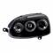 Fanale anteriore auto Moos angel eyes nero Volkswagen Golf V