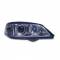 Fanale anteriore auto Moos angel eyes nero per Opel Astra G